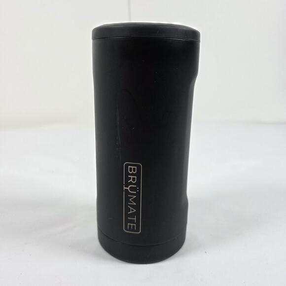 BruMate Other - BruMate Slim Can Cooler Black Insulated Skinny Can Holder Stainless Steel